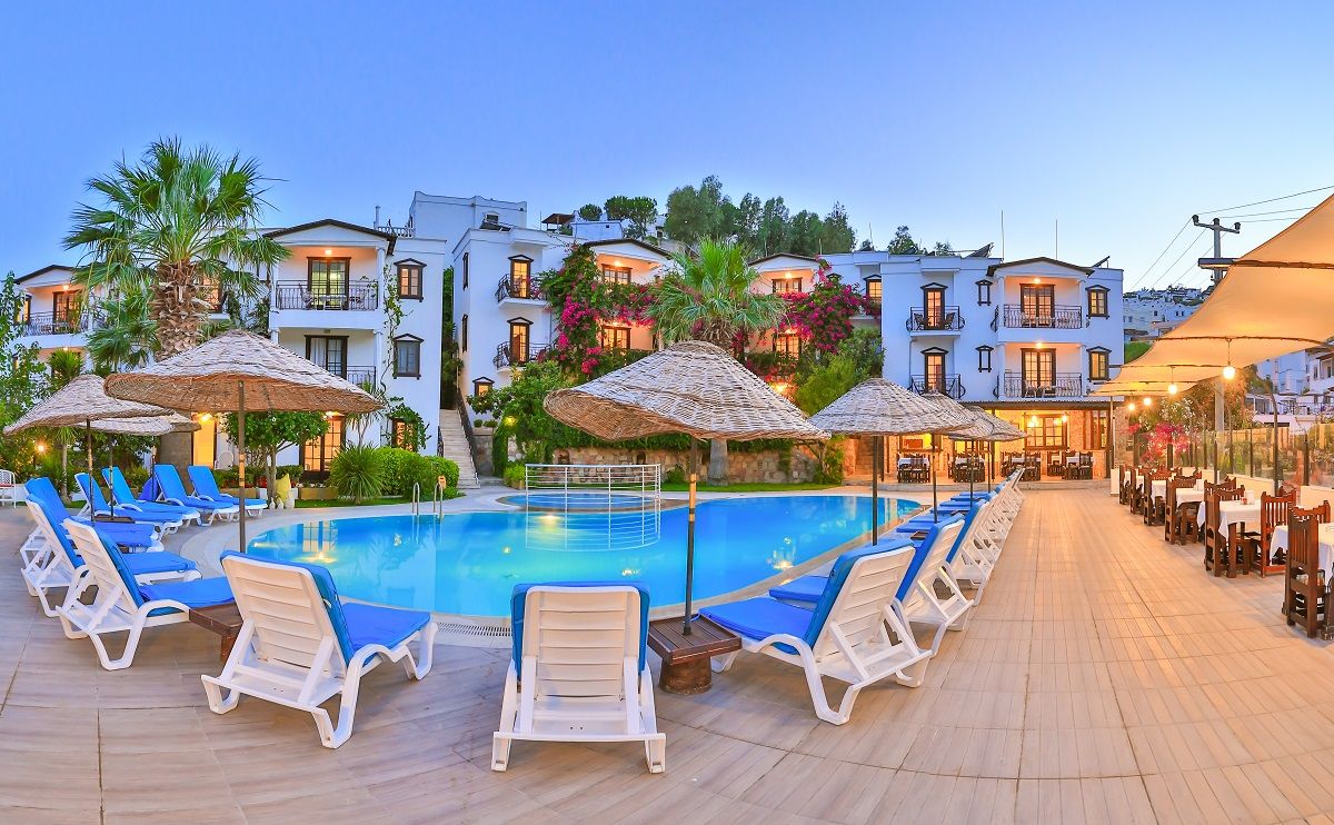 Sunny Garden Nilufer Hotel Turgutreis Exterior foto